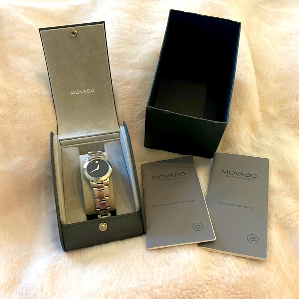 Movado women watch stainless steel